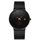Orologio da uomo minimalista impermeabile al quarzo