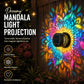 🌞50% DI SCONTO! 🌀 Luce solare a forma di mandala – Splendida proiezione di motivi, design 2 in 1 per pavimento e parete, impermeabile IP65 con accensione/spegnimento automatico 🌿