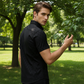 ⏳ Sconto del 61% a tempo limitato ⏰ ⚡ Acquista 2 pezzi: 5% di sconto + Spedizione gratuita ✈️ Camicia da uomo nera testurizzata a maniche corte 👔