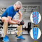 Calze sportive a compressione al ginocchio con cerniera