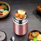 🍲 SCONTO del 50% ORA! 🔥 Contenitore Termico per Alimenti in Acciaio Inox 316 – Isolamento Sottovuoto e Anti-perdita – Essenziale per la Cottura Termica 🥄