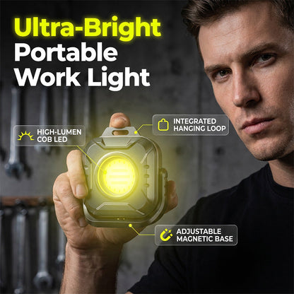 Luci da lavoro COB magnetiche ricaricabili