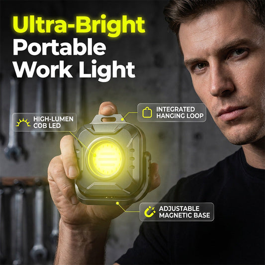 Luci da lavoro COB magnetiche ricaricabili