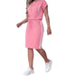 Completo da donna 2 pezzi: T-shirt e gonna con coulisse