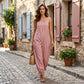 👒 SCONTO DEL 50% A TEMPO LIMITATO! ✨ Tuta da donna a righe con spalline sottili – Comoda, leggera, in cotone 🌤️