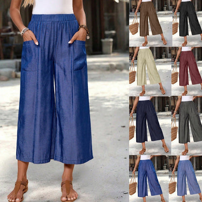 🎉 Promozione Ultimo Giorno: -50% – Capri da Donna a Gamba Larga per l'Estate