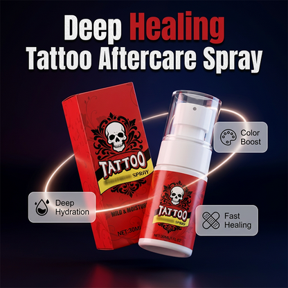 Spray idratante per la cura del tatuaggio