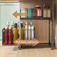 🔥 -50% Oggi: Scaffale in Acciaio a Doppio Strato per Cucina e Bagno – Tiene in ordine e sostiene anche le bottiglie pesanti, senza montaggio e pronto in 1 minuto! 🛠️✨