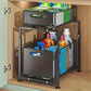 🔥 -50% Oggi: Scaffale in Acciaio a Doppio Strato per Cucina e Bagno – Tiene in ordine e sostiene anche le bottiglie pesanti, senza montaggio e pronto in 1 minuto! 🛠️✨