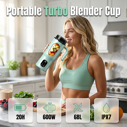 Frullatore portatile da 580 ml con manico