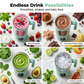 Frullatore portatile da 580 ml con manico
