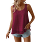 👚 SCONTO DEL 50% IN QUESTO MOMENTO!🎀 Elegante canotta con spalline in pizzo a pois – Chiffon traspirante e vestibilità morbida – Un capo indispensabile per l'estate 🌸