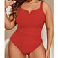 Costume intero taglie forti con effetto contenitivo