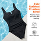 Costume intero taglie forti con effetto contenitivo