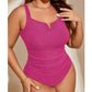 Costume intero taglie forti con effetto contenitivo