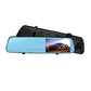 Dash Cam a doppio obiettivo integrata nello specchietto retrovisore