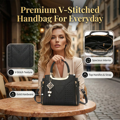 Elegante borsa a mano da donna con tracolla