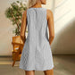 🌺Tuta casual a righe senza maniche da donna, con spalline regolabili