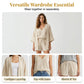 🤍 Set casual da 3 pezzi per donna ✨ Abbigliamento da casa con tunica, top e pantaloncini – capi leggeri per le vacanze e la vita di tutti i giorni
