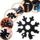 🔧❄️ Chiave multifunzione a forma di fiocco di neve con giroscopio da dito 🌀✨