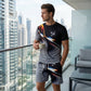 🎁Novità 2026: Sconto del 50%💥Completo uomo con T-shirt e pantaloncini a stampa astratta