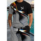 🎁Novità 2026: Sconto del 50%💥Completo uomo con T-shirt e pantaloncini a stampa astratta