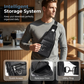 🎒 SCONTO DEL 50% ORA! 🧳 Borsa a tracolla da uomo in ecopelle impermeabile stile rétro – Resistente all'acqua, organizzazione intelligente e comfort ergonomico
