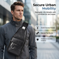 🎒 SCONTO DEL 50% ORA! 🧳 Borsa a tracolla da uomo in ecopelle impermeabile stile rétro – Resistente all'acqua, organizzazione intelligente e comfort ergonomico