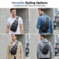 🎒 SCONTO DEL 50% ORA! 🧳 Borsa a tracolla da uomo in ecopelle impermeabile stile rétro – Resistente all'acqua, organizzazione intelligente e comfort ergonomico