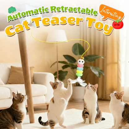 Gioco automatico retrattile per gatti