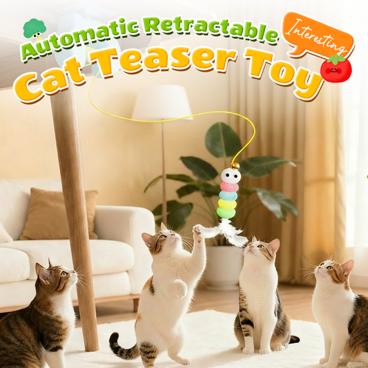 Gioco automatico retrattile per gatti