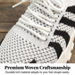 Sneaker casual in maglia traspiranti da donna
