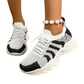 Sneaker casual in maglia traspiranti da donna