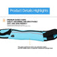 🏃‍♂️💧 Marsupio impermeabile da esterno per smartphone – 🌧️📱 Ideale per jogging, viaggi e festival – Custodisce in sicurezza chiavi e contanti – Ultraleggero e resistente