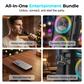 Altoparlante Bluetooth portatile con microfoni cablati