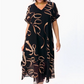 👗 Abito midi fluido con scollo a V – eleganza leggera per ogni occasione 🌸