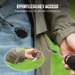 Heavy-Duty Retractable Keychain with Carabiner