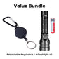 Heavy-Duty Retractable Keychain with Carabiner