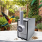 Separatore ricaricabile di gusci di semi per uccelli