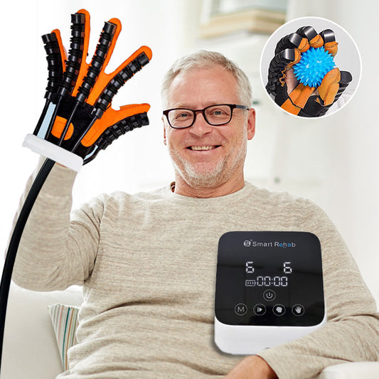 [Regalo Speciale] Set con guanto e dispositivo per la riabilitazione e l'allenamento della flessione delle dita
