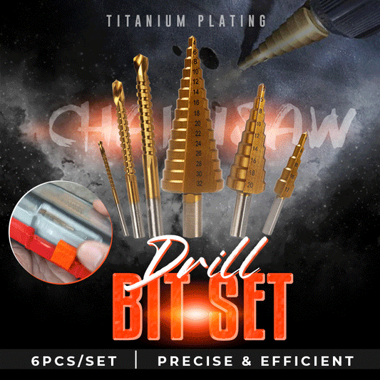 🔥Offerta Speciale🔥 Set di punte per trapano con rivestimento in titanio (6 pezzi)