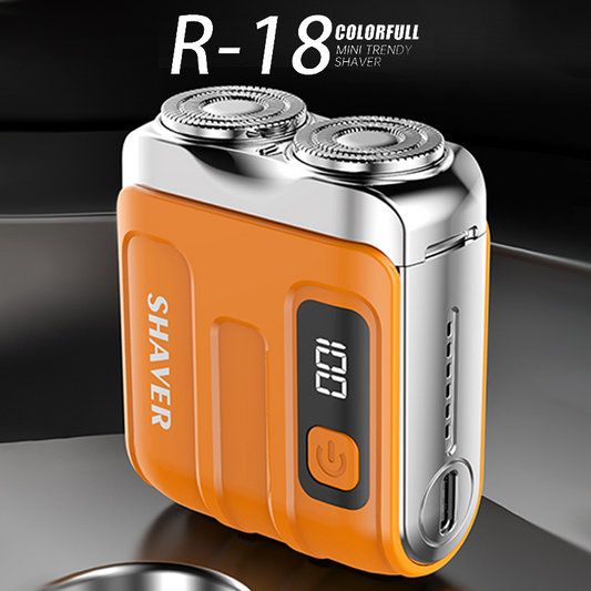 Mini rasoio elettrico portatile da uomo