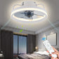 Modern Quiet Ceiling Fan with LED Light