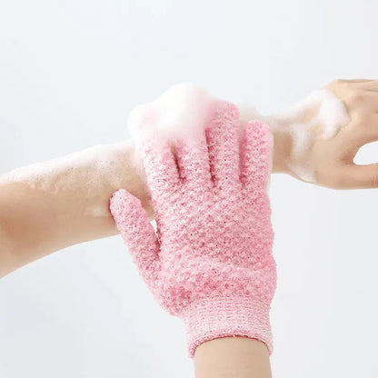 Guanto Esfoliante a Cinque Dita per Bagno e Doccia