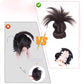 Clip-on Feathered Bun Wig
