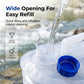 Contenitore d'acqua pieghevole con rubinetto