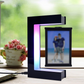 Cornice portafoto fluttuante a levitazione magnetica con LED