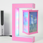 Cornice portafoto fluttuante a levitazione magnetica con LED