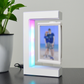 Cornice portafoto fluttuante a levitazione magnetica con LED