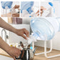 Pratico supporto antiscivolo per tanica d'acqua con erogatore a flusso rapido